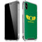 University of Oregon Ducks Green iPhone XS Max Clear Case